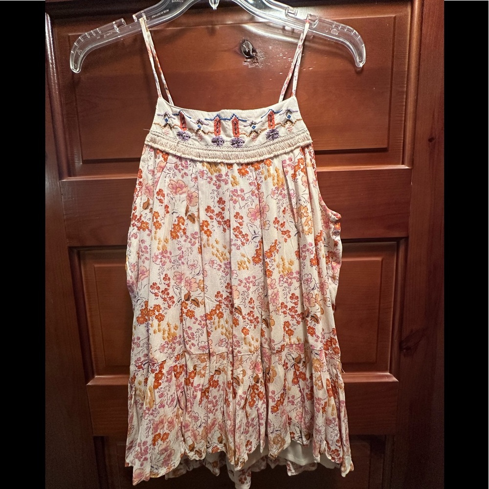 Sleeveless babydoll top